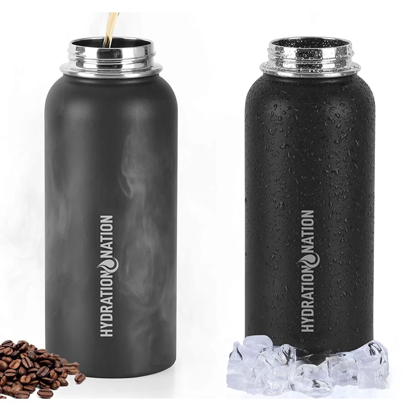 Zulay Kitchen Zulay Kitchen Stainless Steel Vacuum Insulated Water Bottle by Hydration Nation - 32 oz