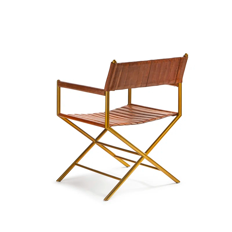 Maitland-Smith Akira Leather Armchair