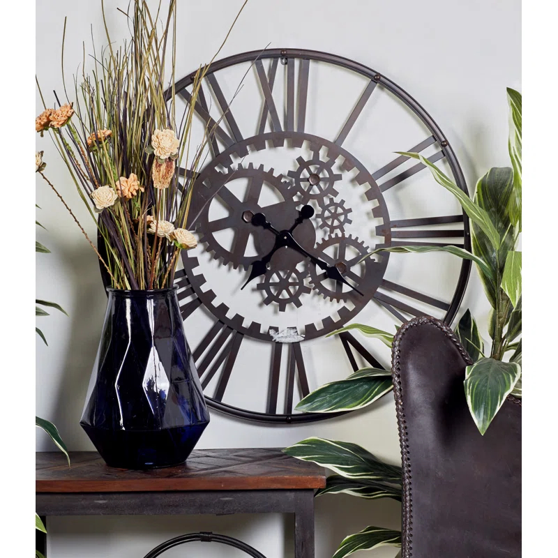 CosmoLiving by Cosmopolitan Oversized 32" Wall Clock