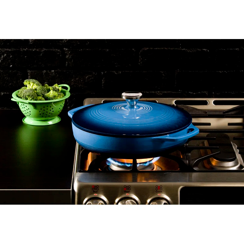 Lodge 3.6 Quart Enameled Cast Iron Casserole