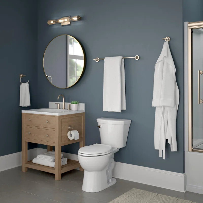 Franklin Brass VOI24-SN Voisin 24 in. Towel Bar Bath Hardware Accessory
