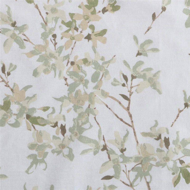Laura Ashley Laura Ashley Lindy Cotton Pole Top Green Window Valance