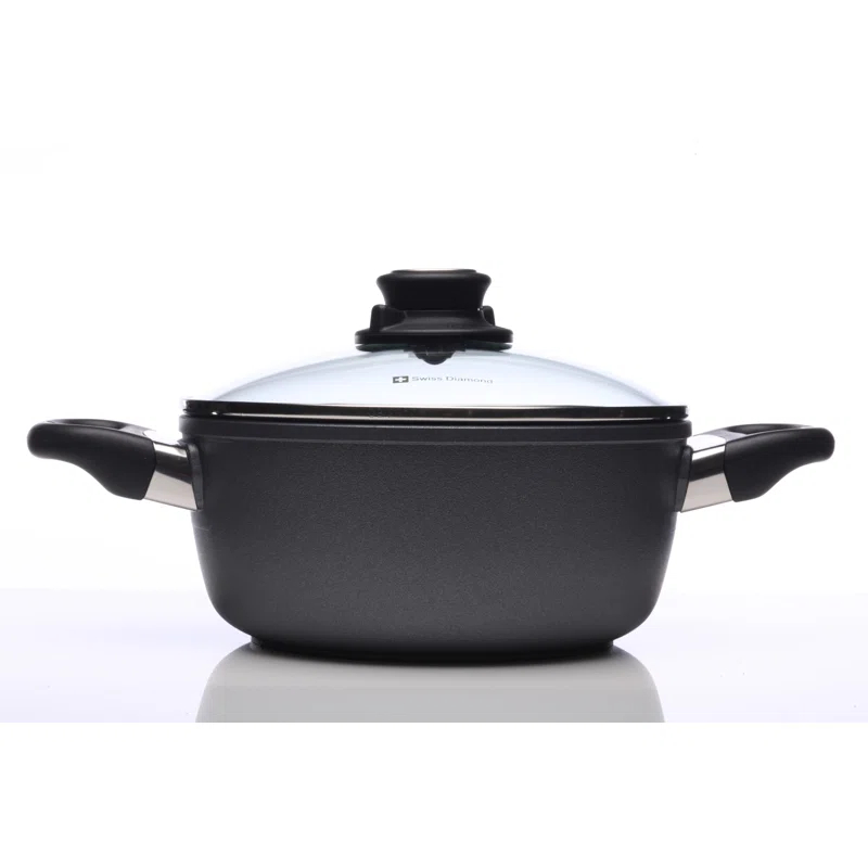 Swiss Diamond Round Non-Stick Casserole