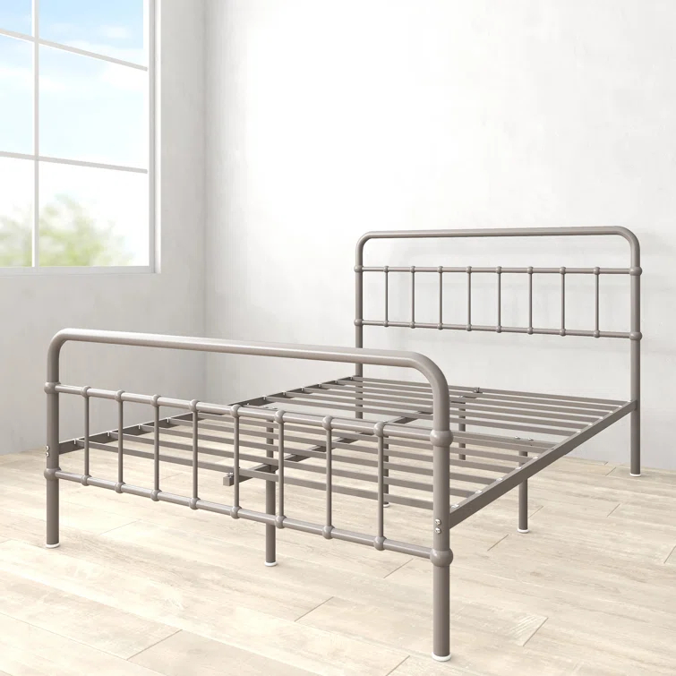 Zinus Florence 42" Modern Farmhouse Metal Platform Bed