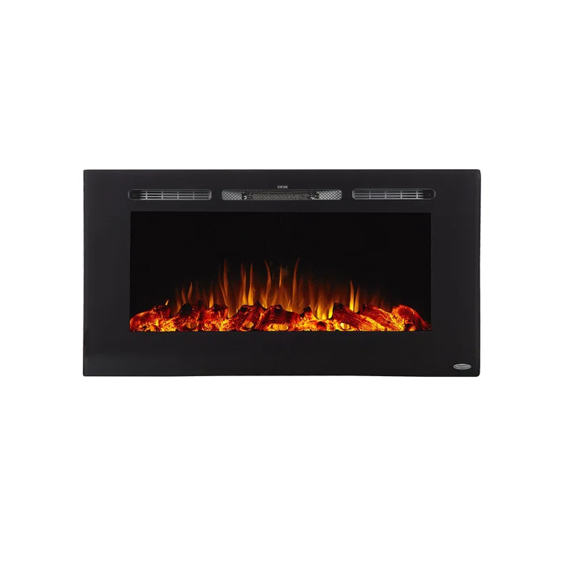 Touchstone The Sideline Electric Fireplace for Recessed or Wall Mount Installation