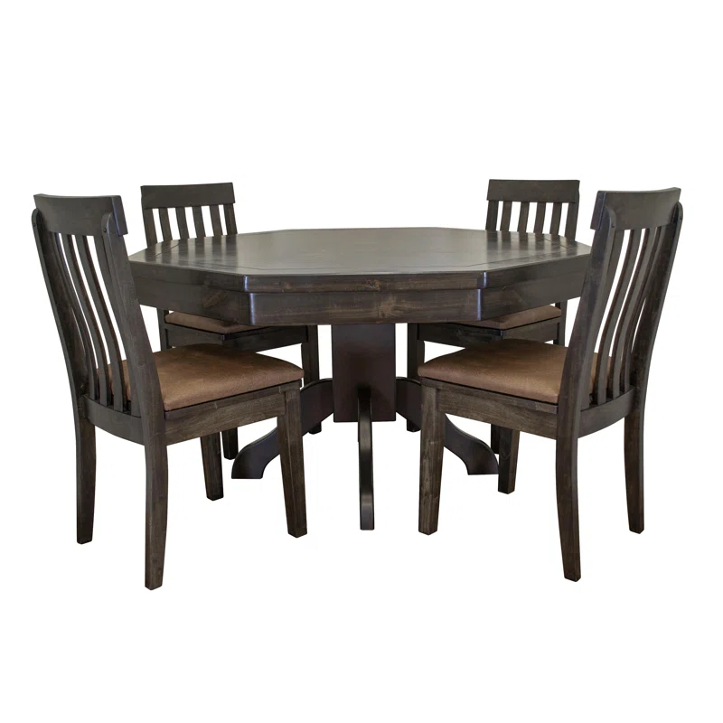 American Furniture Classics American Furniture Classics Solid Wood Mocha Finished Poker Chairs