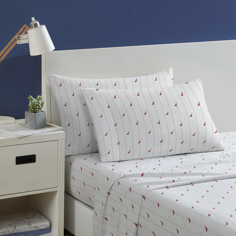 Nautica Nautica Printed Cotton Percale Sheet Sets