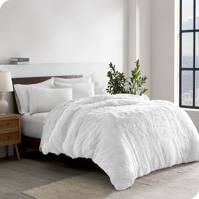 Shaggy Fleece Plush Duvet Cover