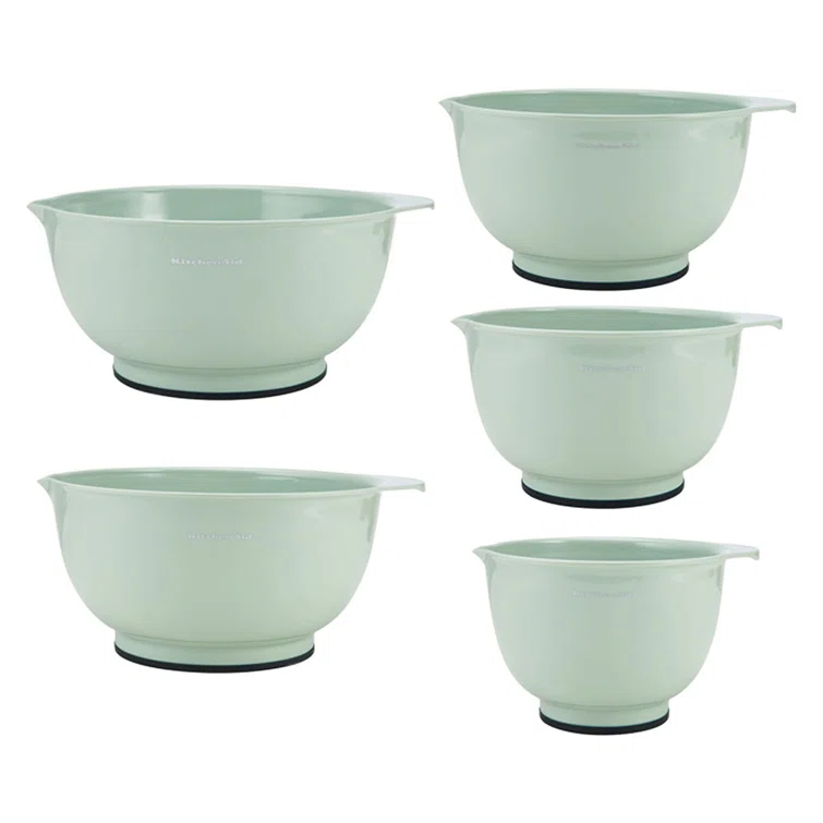 KitchenAid® Classic 5-Piece Mixing Bowl Set & Reviews | Wayfair