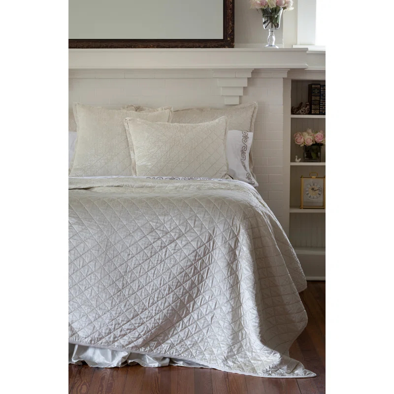 Chloe Modern & Contemporary Velvet Coverlet
