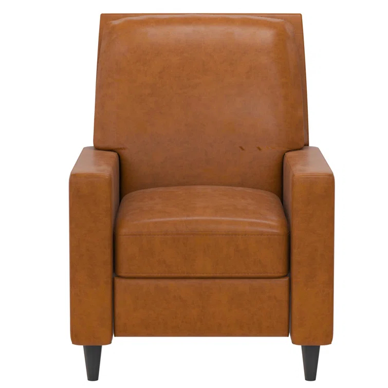 Novogratz Lana 30.5" Wide Faux Leather Pushback Recliner