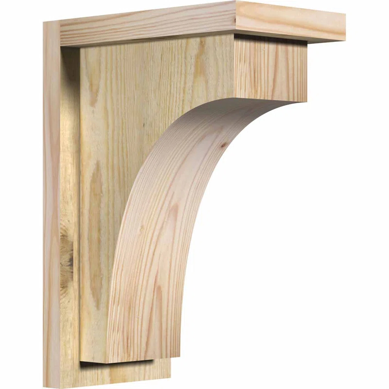 Ekena Millwork Huntington Corbel w/Backplate