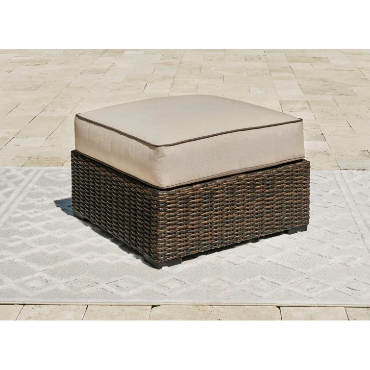 Hokku Designs Gwennoline Outdoor Ottoman