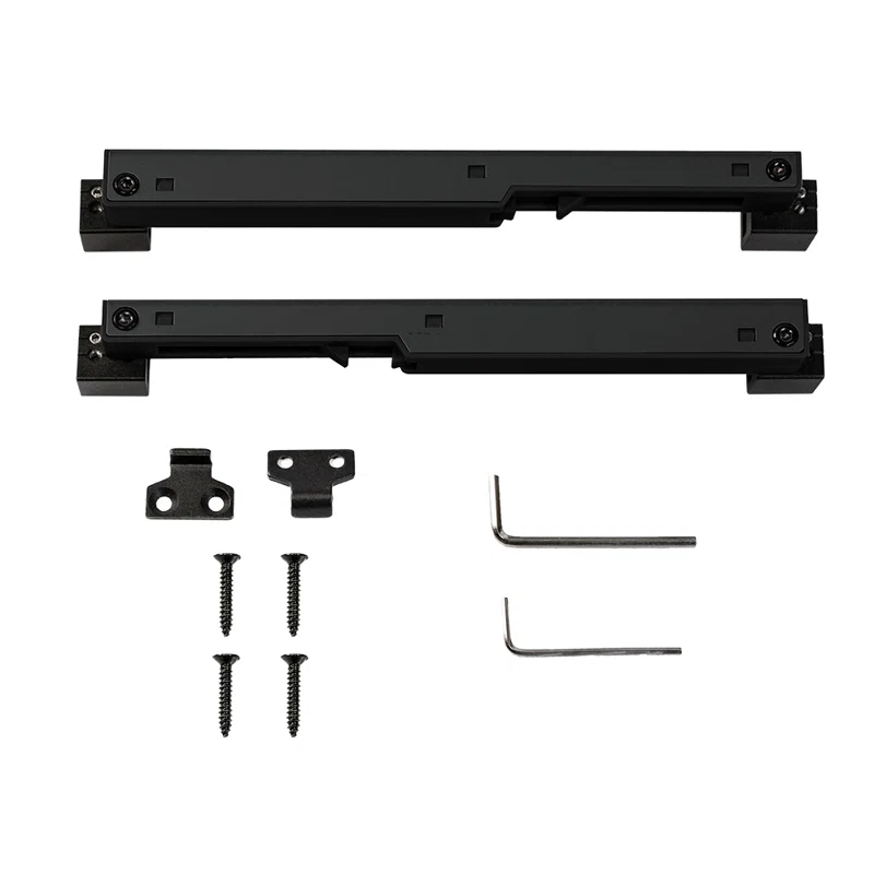 Quiet Glide Hook Mini Standard Single Track Barn Door Hardware Kit (Door Not Included)
