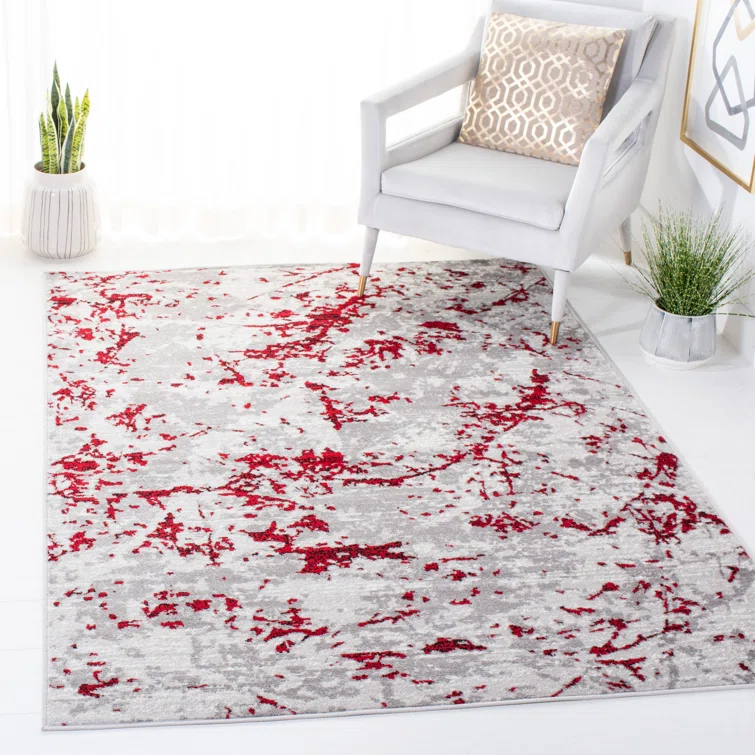 Red Barrel Studio® Skyler Performance Abstract Rug