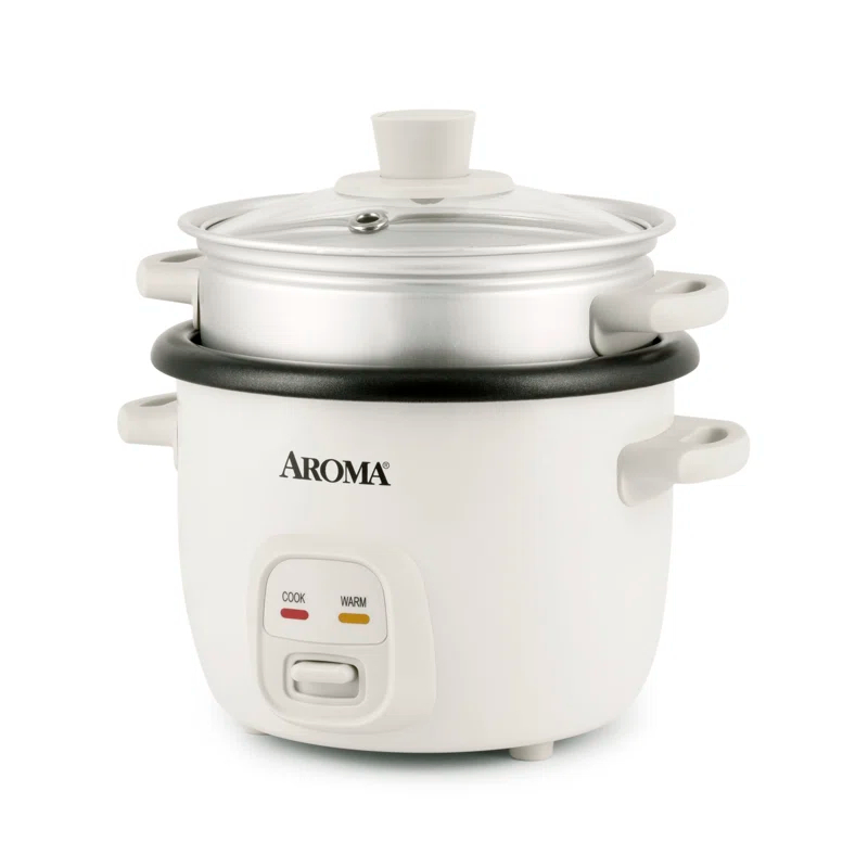 Aroma AROMA Mini Rice Cooker, 2-Cup (Uncooked) / 4-Cup (Cooked), 1.5 Qt