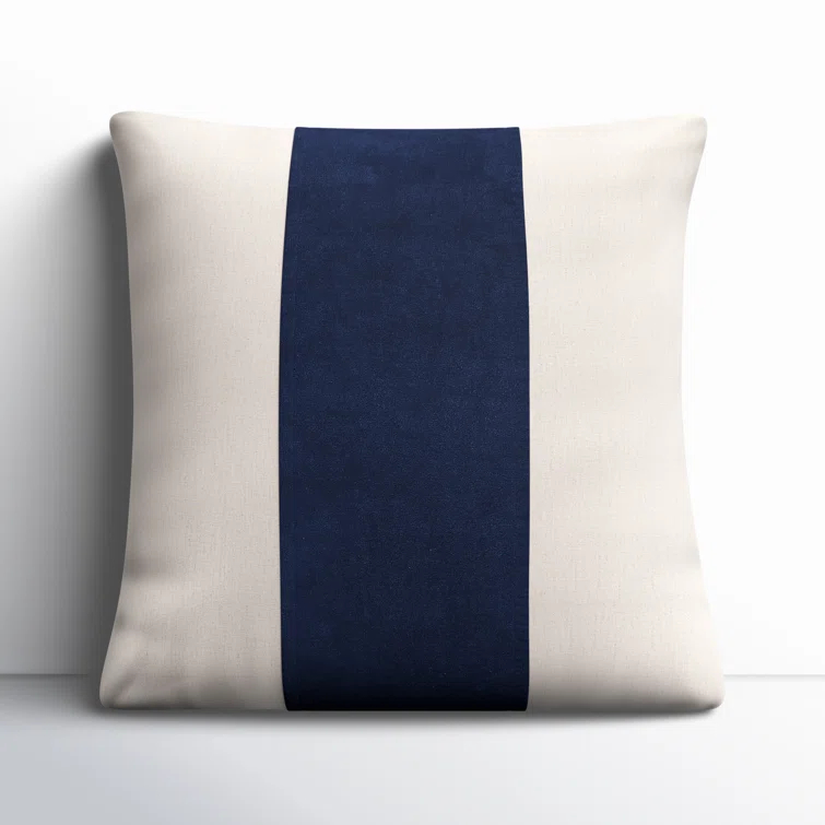 Kat Striped Cotton Throw Pillow