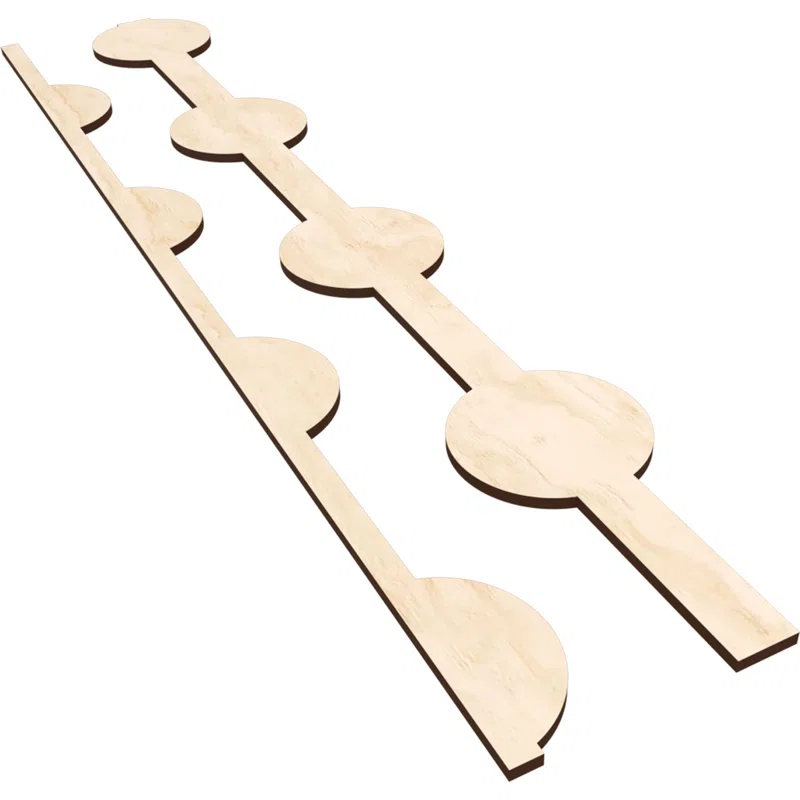 Ekena Millwork Bridgeport Adjustable Wood Decorative Slat Wall Panel Kit