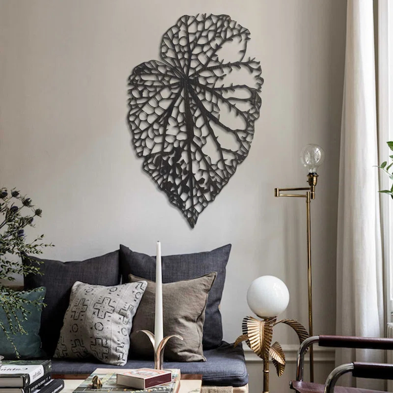 Metal Leaf Wall Decor
