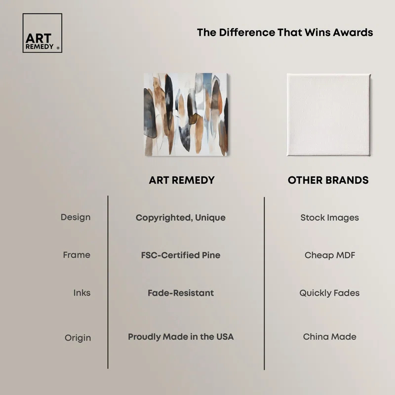 Art Remedy Espresso Martini II Canvas Neutral Abstracts by Art Remedy