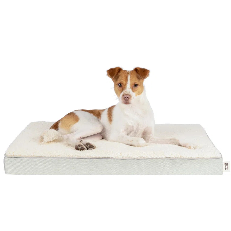 Best Pet Supplies Best Pet Supplies Dog Crate Mat with Waterproof Exterior, Orthopedic Foam, and Sherpa Cover