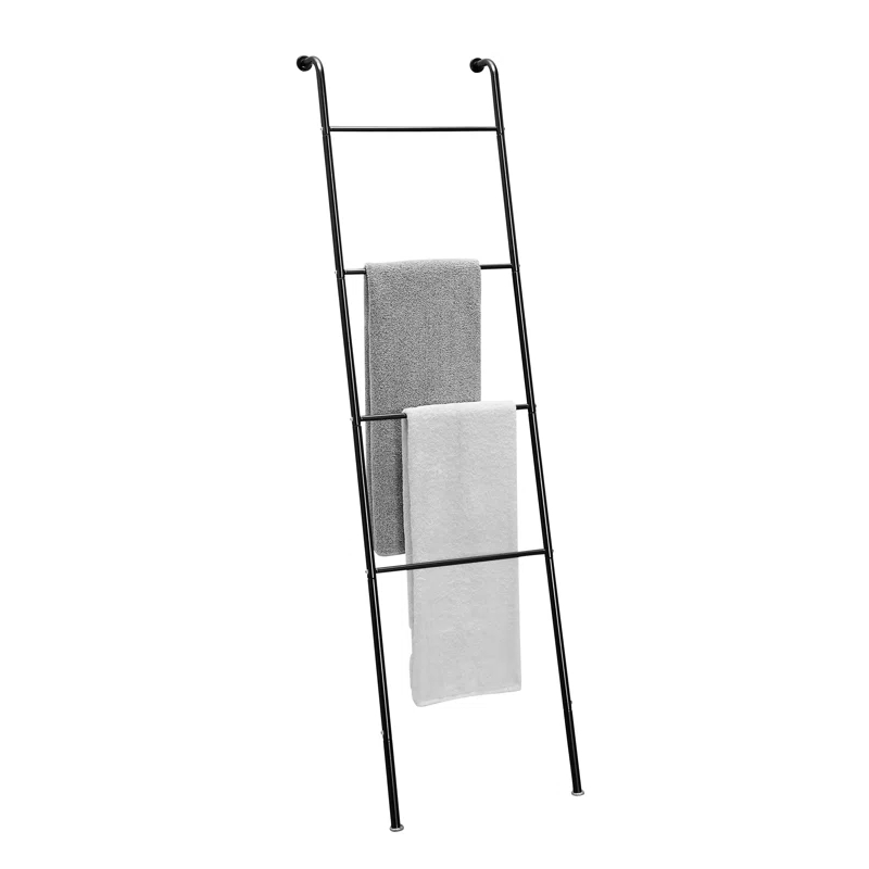 Classic Home/Bath/Bedroom Closet Leaning Ladder Rack