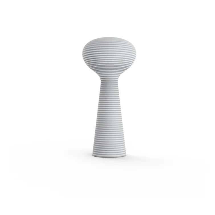 Vondom Bloom Matte Ice White Plug-In LED Outdoor Floor Lamp