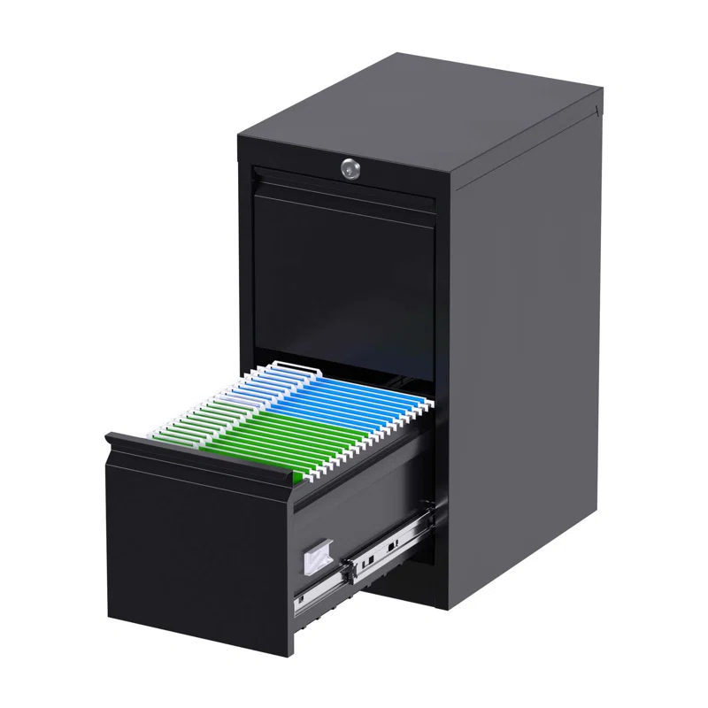 2 Drawer File Cabinet With Lock