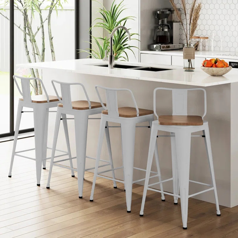 Tauber Swivel Counter Stool (Set of 4)