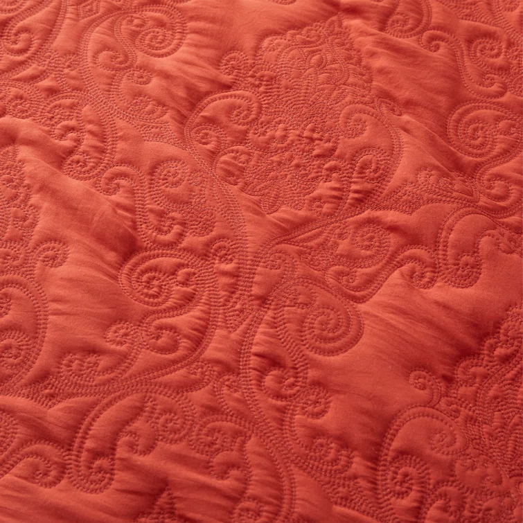 Peace Nest Stroman Quilted Microfiber Coverlet Set