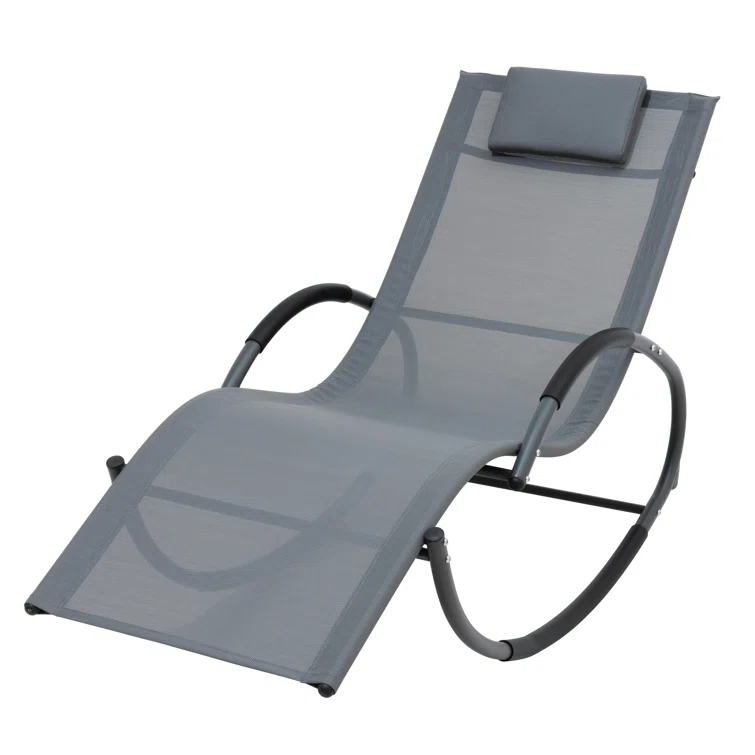 Deko Living Outdoor Metal Chaise Lounge | Wayfair
