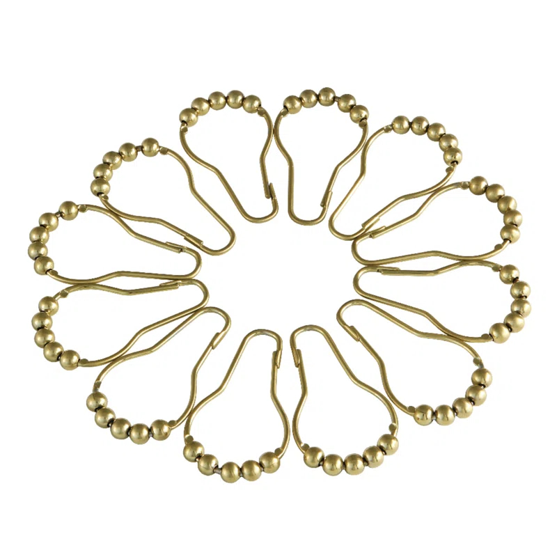 Kingston Brass Kingston Brass Edenscape Roller Ball Shower Curtain Rings (Set of 12)