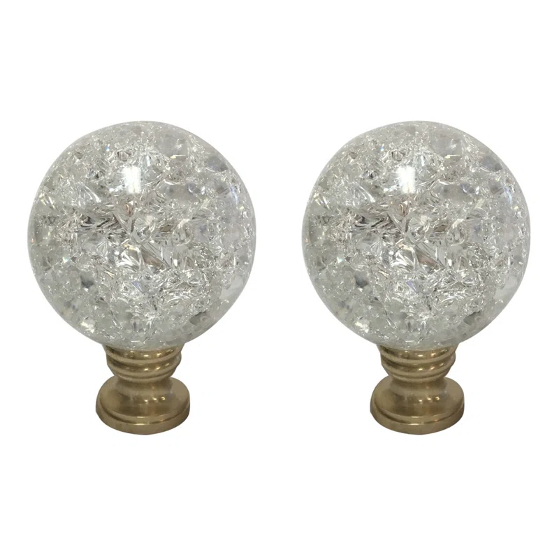 Crystal Ball Lamp Finial