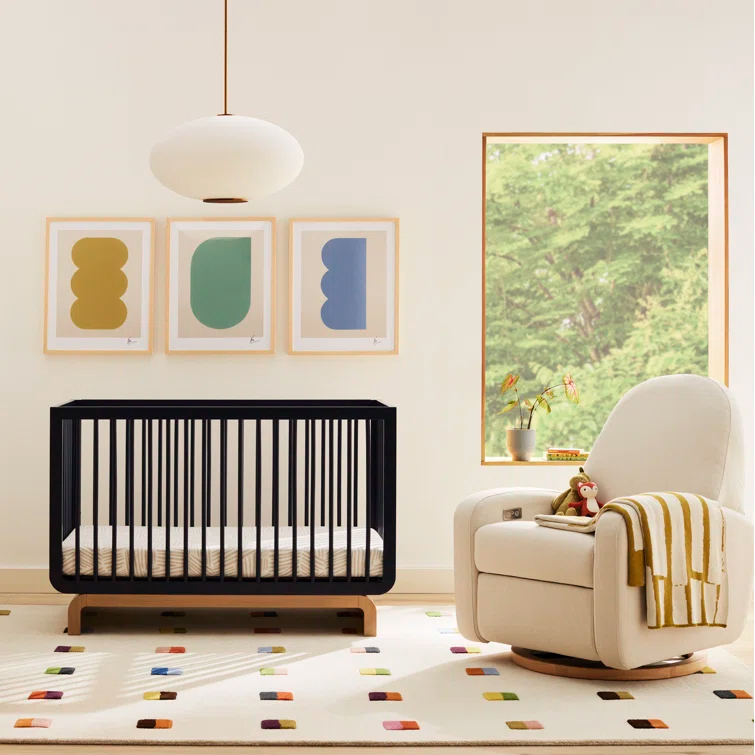 Oat Stripe Crib Sheet In Muslin Cotton