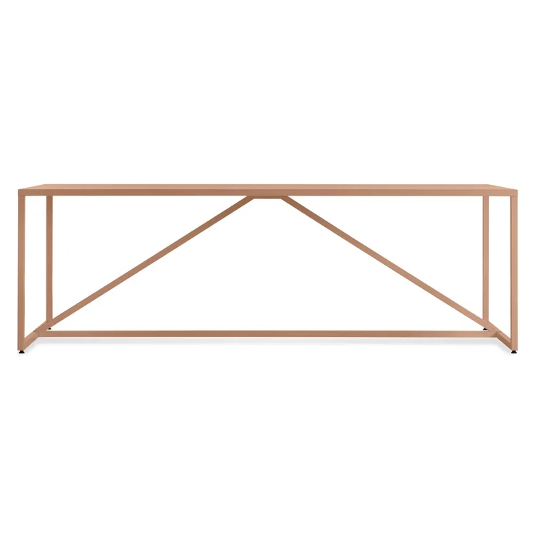 Strut Mid-Century Modern Walnut Dining Table 29" H x 74.5" L