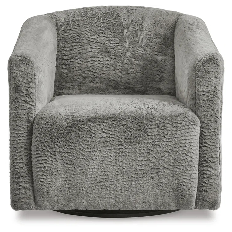 Wrought Studio™ Lagatha Upholstered Swivel Accent Chair