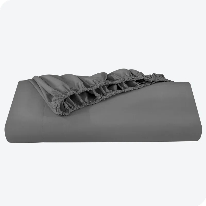 Bare Home 300 Thread Count Organic Cotton Percale Fitted Sheet