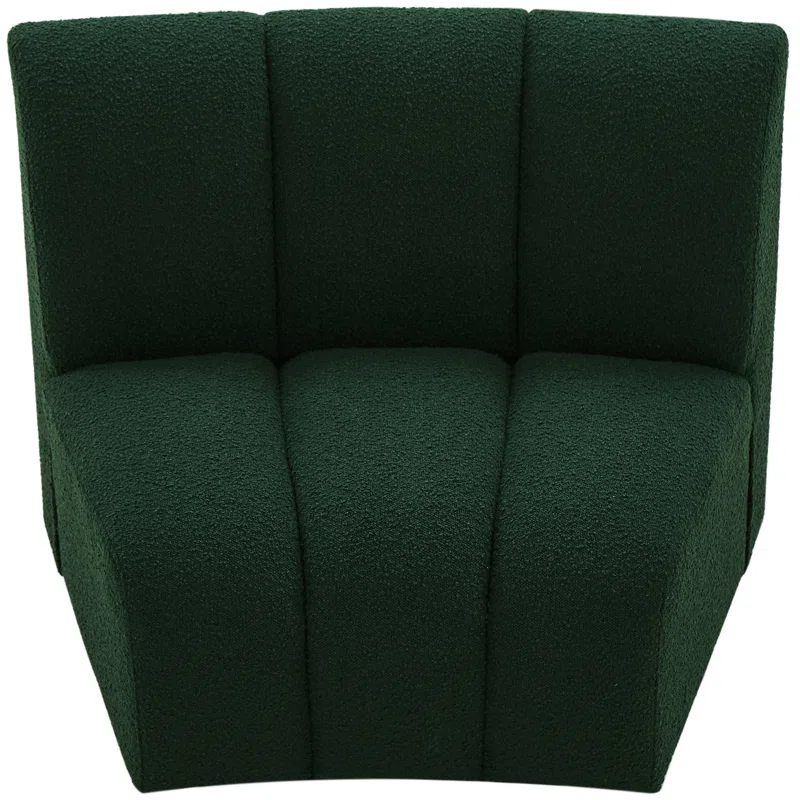 Everly Quinn Izen 43" W Boucle Fabric Modular Chair