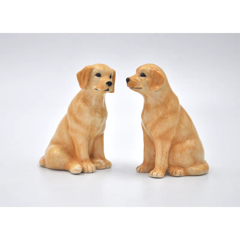 Cosmos Gifts Labrador Salt And Pepper Shaker Set