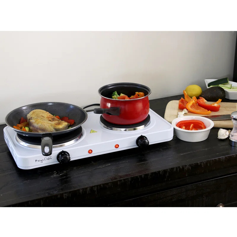 Mega Chef 1700 Watt Electric Double Hot Plate