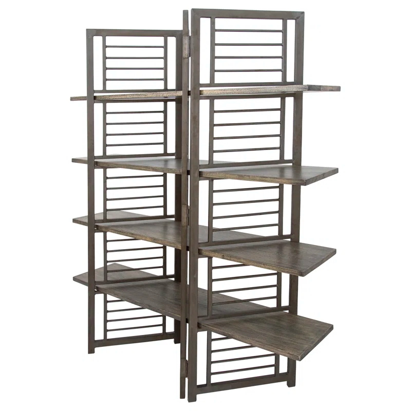 Yosemite Home Decor 65'' W x 79'' H 3 - Panel Solid Wood Folding Room Divider