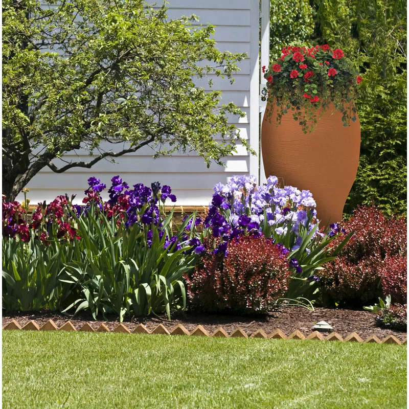 EMSCO Group EMSCO Group Weather Resistant Plastic Rain Barrel and Hose with Diverter Kit