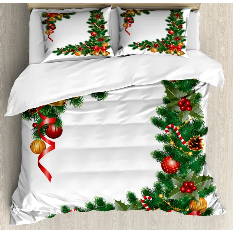 Ambesonne Farmhouse / Country Floral Duvet Cover Set