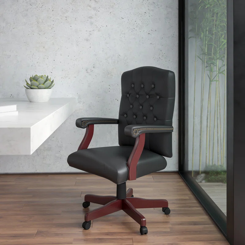 Flash Furniture Executive Swivel Office Chair with Arms