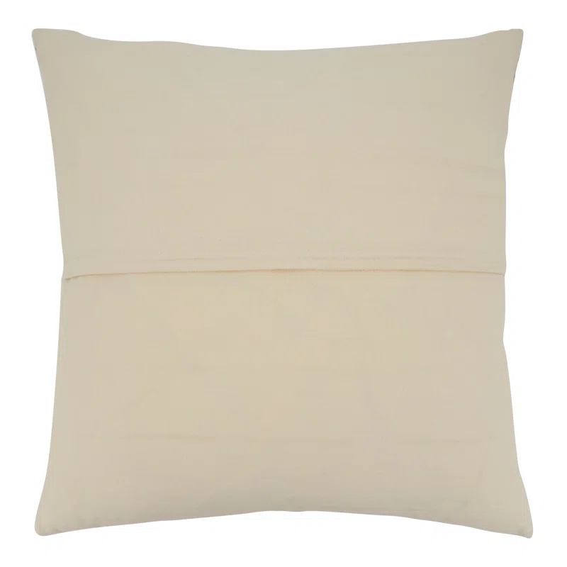 Saro Amelie Collection Striped Cotton Throw Pillow