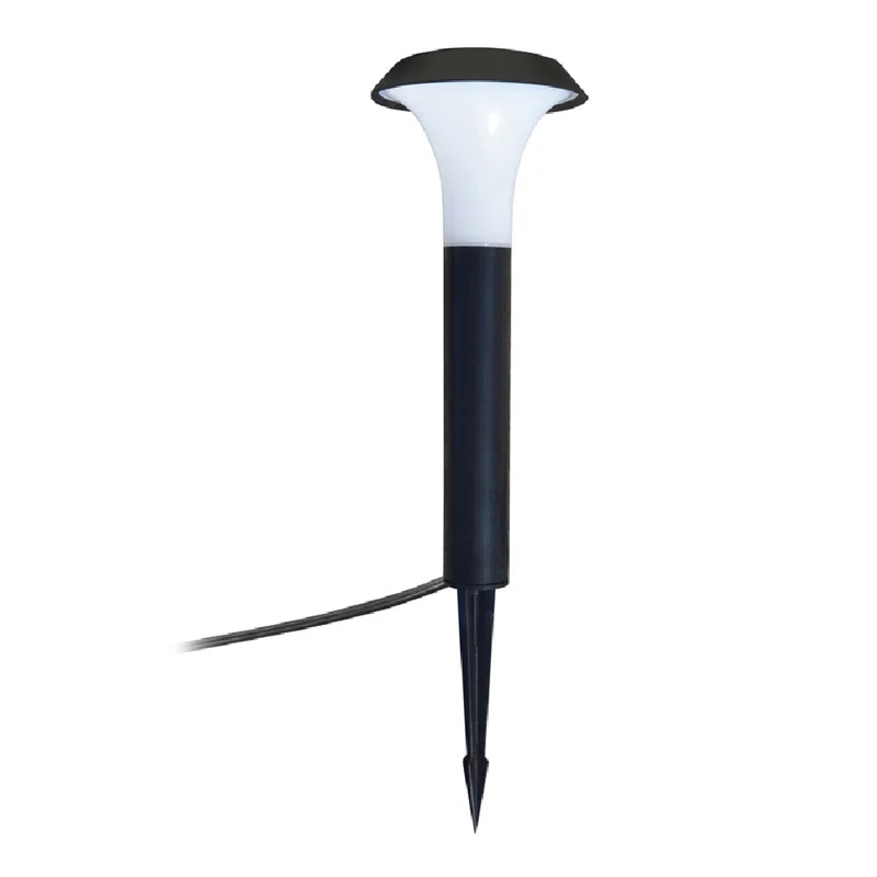 Living Accents Plug-in Integrated LED Metal Pathway Light Pack (Set of 3)