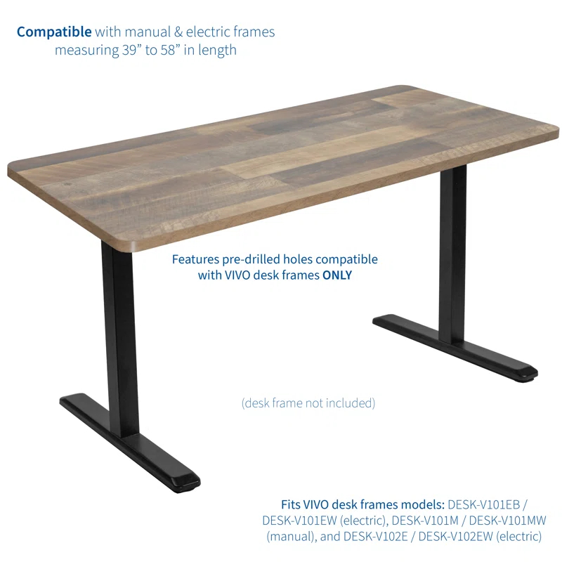 Vivo Vivo Universal Table Top For Sit To Stand Desk Frames