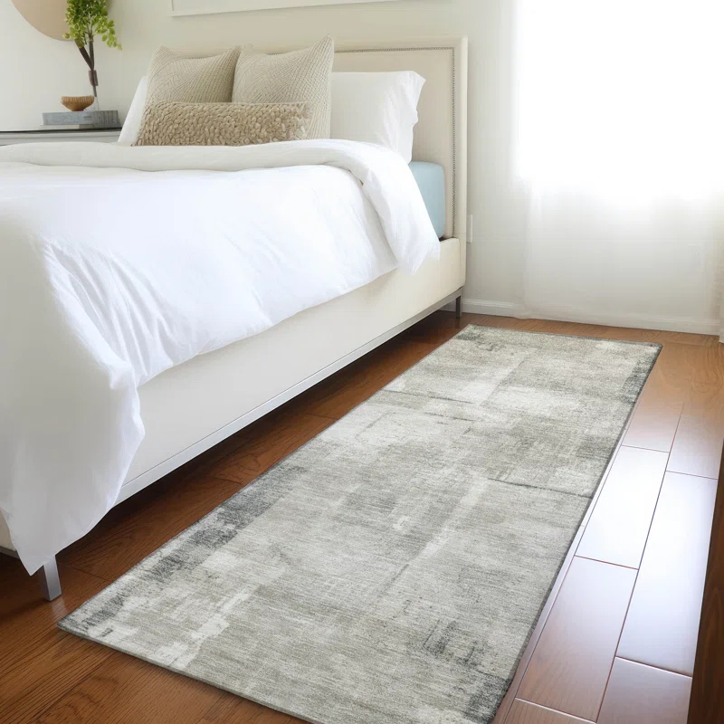 Machine Washable Indoor/Outdoor Chantille ACN1714 Beige Rug