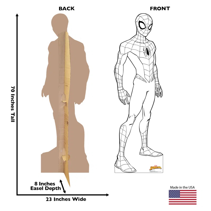 Advanced Graphics 70'' Superheroes & Villains Cardboard Standup