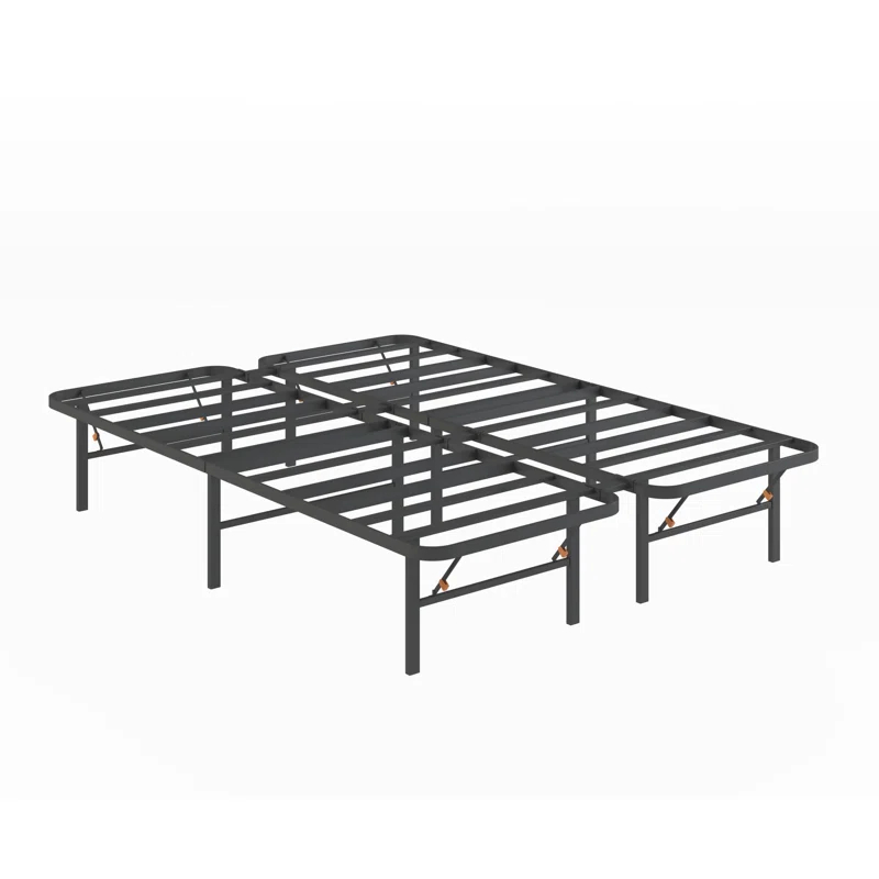 Home by Hollywood Bedder Base Steel Platform Bed Frame with 14" Underbed Storage